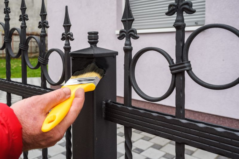 Wrought Iron Door Refinishing
