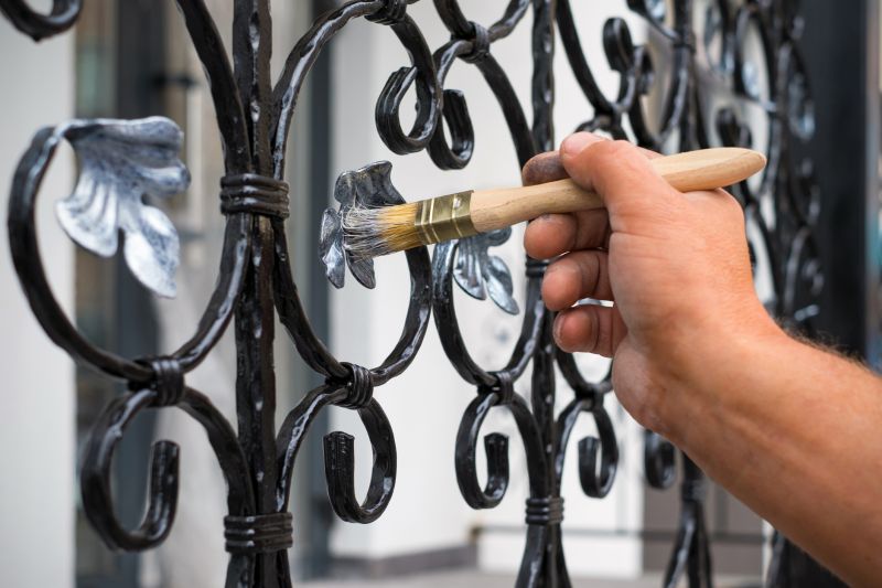 Wrought Iron Door Refinishing