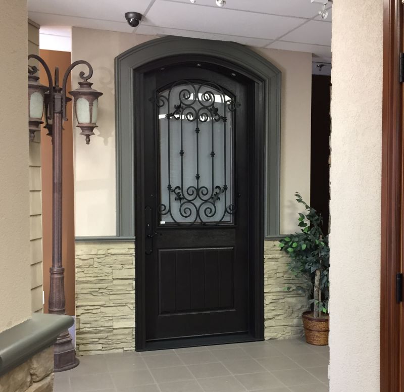 Wrought Iron Door Refinishing